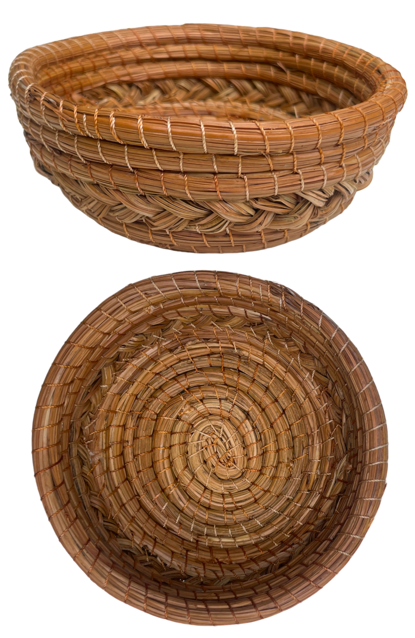 Round pot Ø12 x H8, pine needles