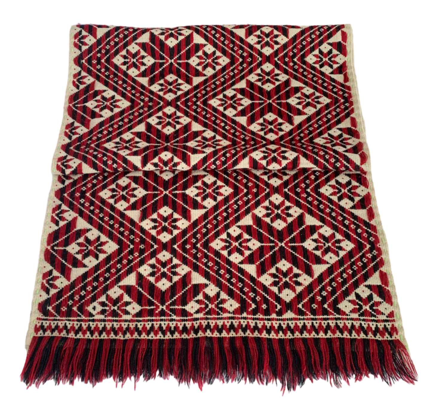Chemin de table Mazahua, carmin 150Lx45l